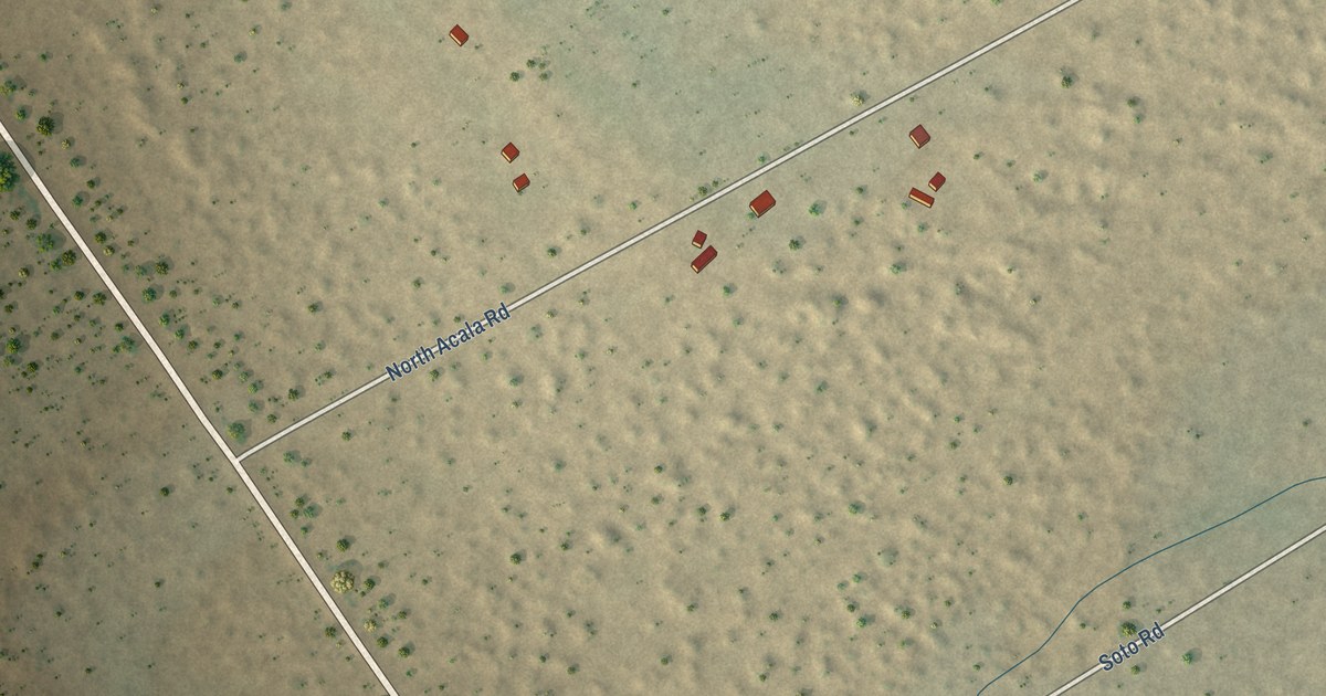 Map of Acala, Texas in 2026