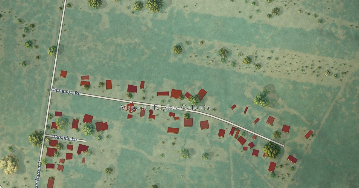 Map of Airport Heights, Texas in 2026