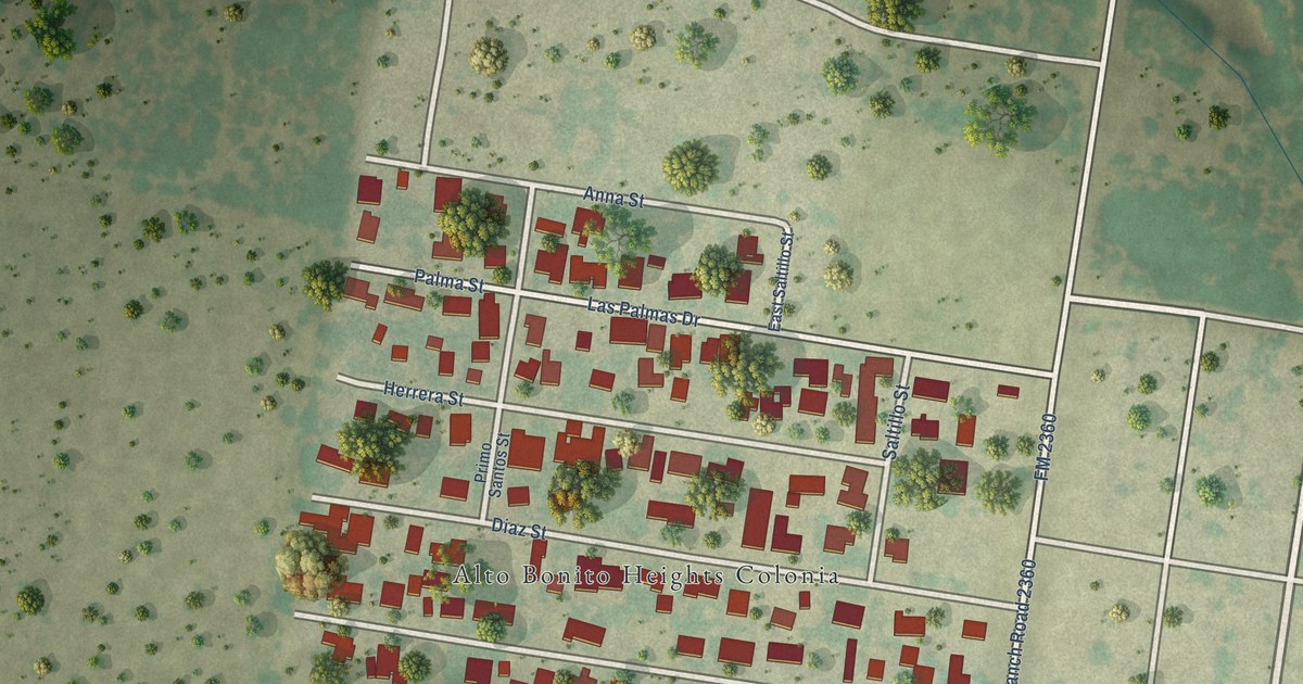 Map of Alto Bonito Heights, Texas in 2026