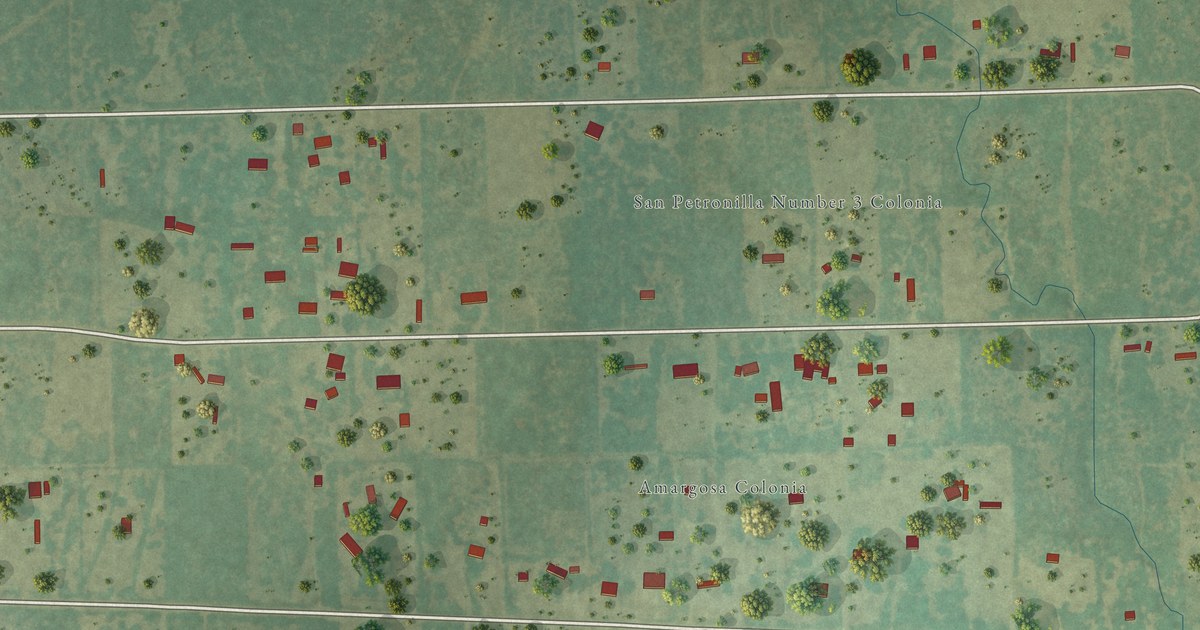 Map of Amargosa, Texas in 2026