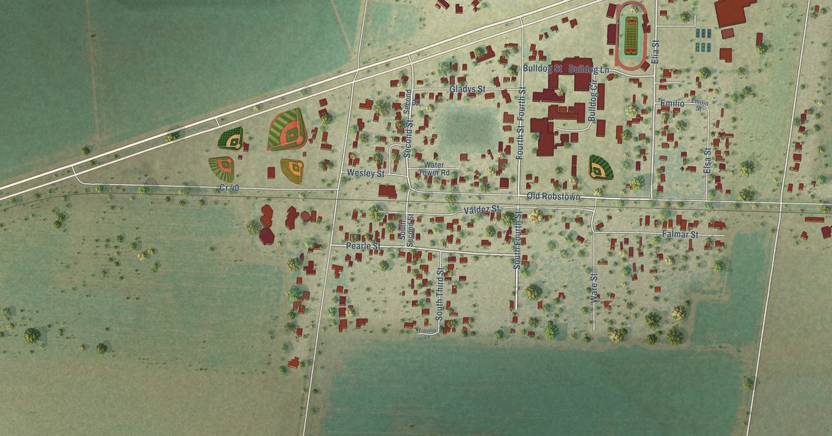 Map of Banquete, Texas in 2026