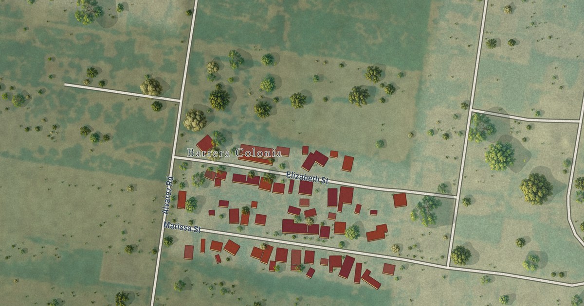 Map of Barrera, Texas in 2026