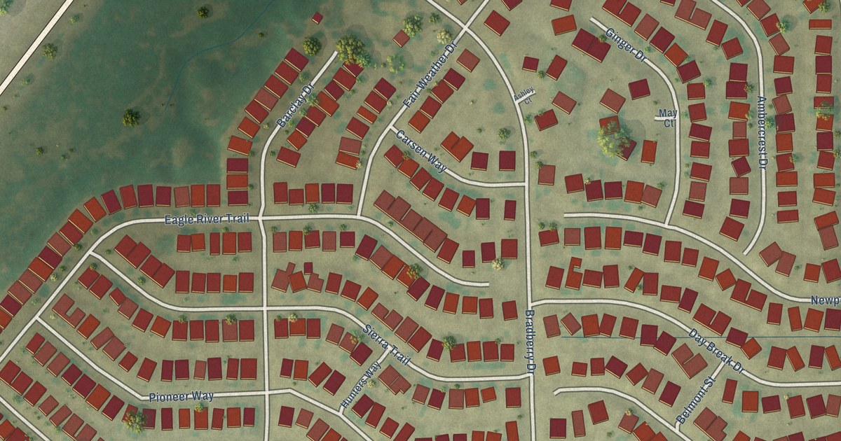Map of Bear Creek Ranch, Texas in 2026
