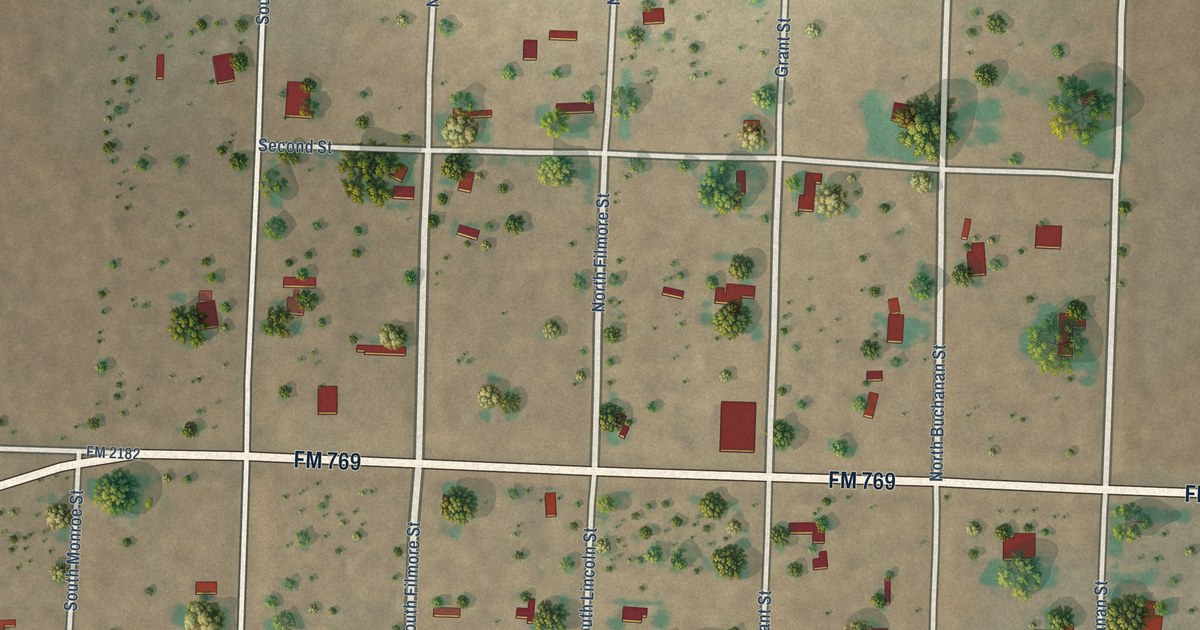 Map of Bledsoe, Texas in 2026