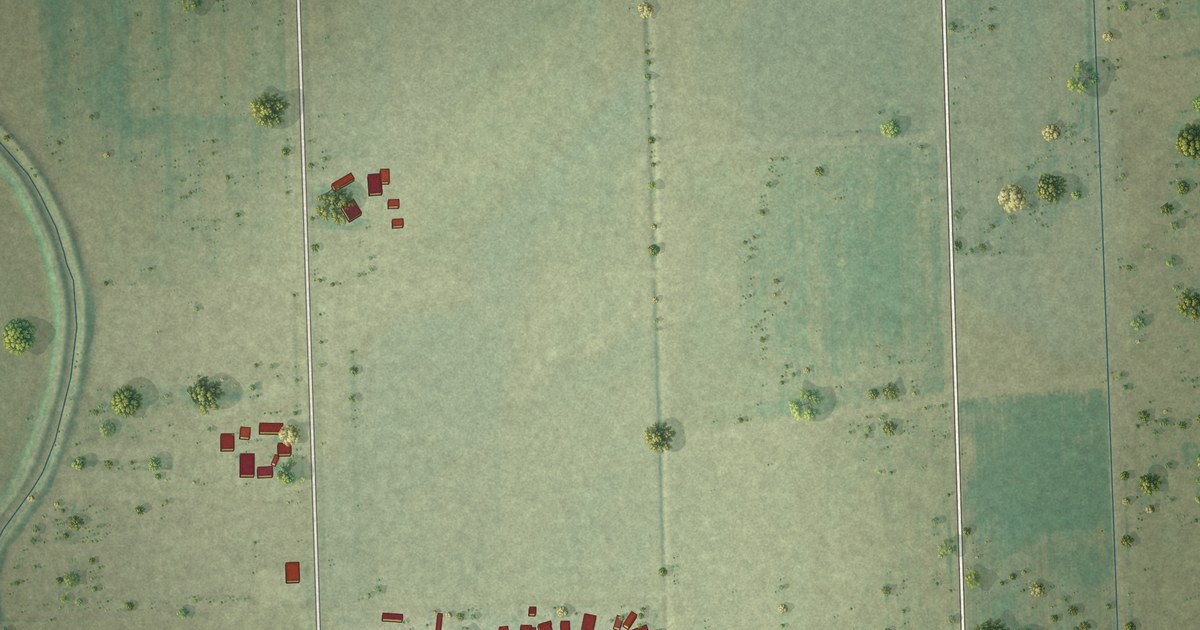 Map of Bluetown, Texas in 2026