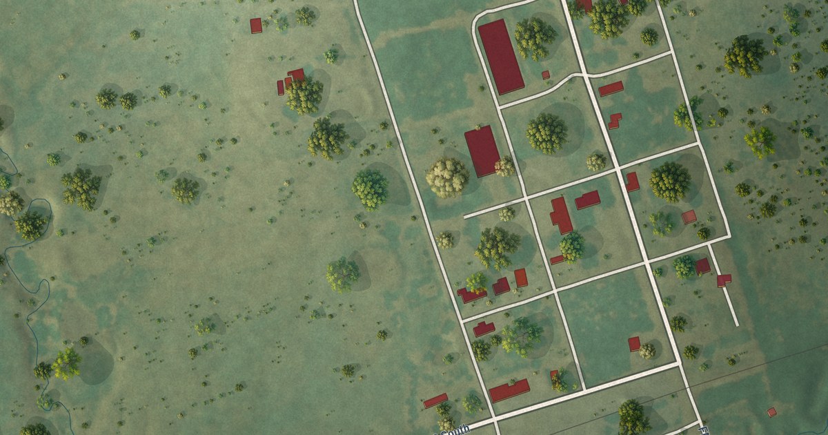 Map of Brookston, Texas in 2026