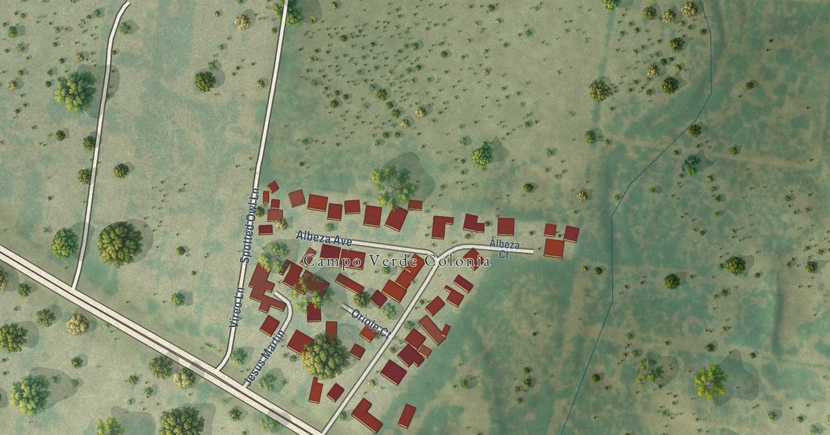 Map of Campo Verde, Texas in 2026