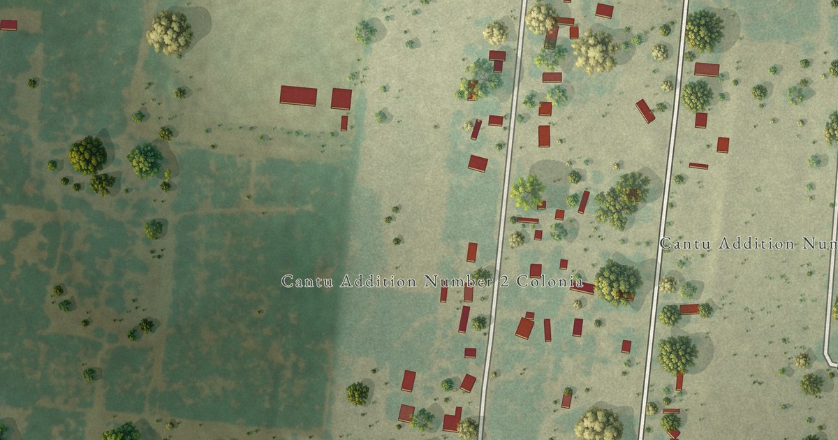 Map of Cantu Addition, Texas in 2026