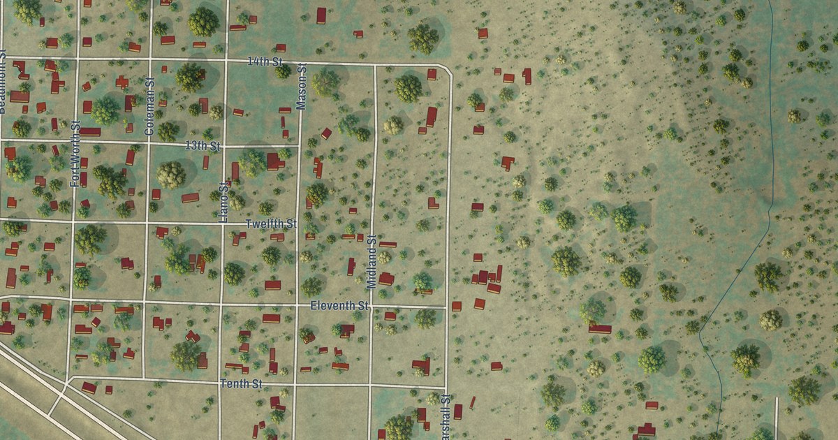 Map of Carlsbad, Texas in 2026