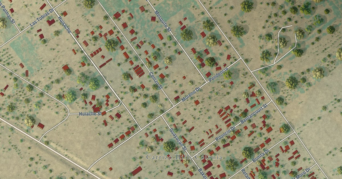 Map of Carrizo Hill, Texas in 2026
