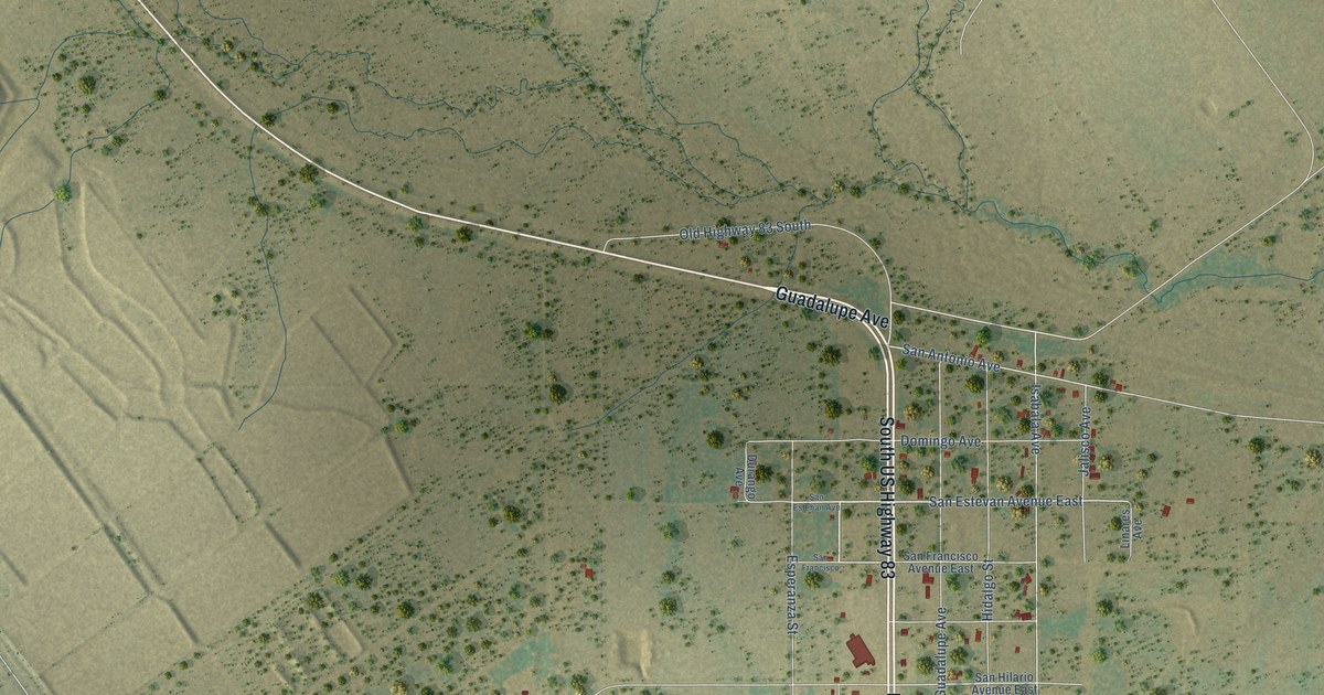 Map of Catarina, Texas in 2026