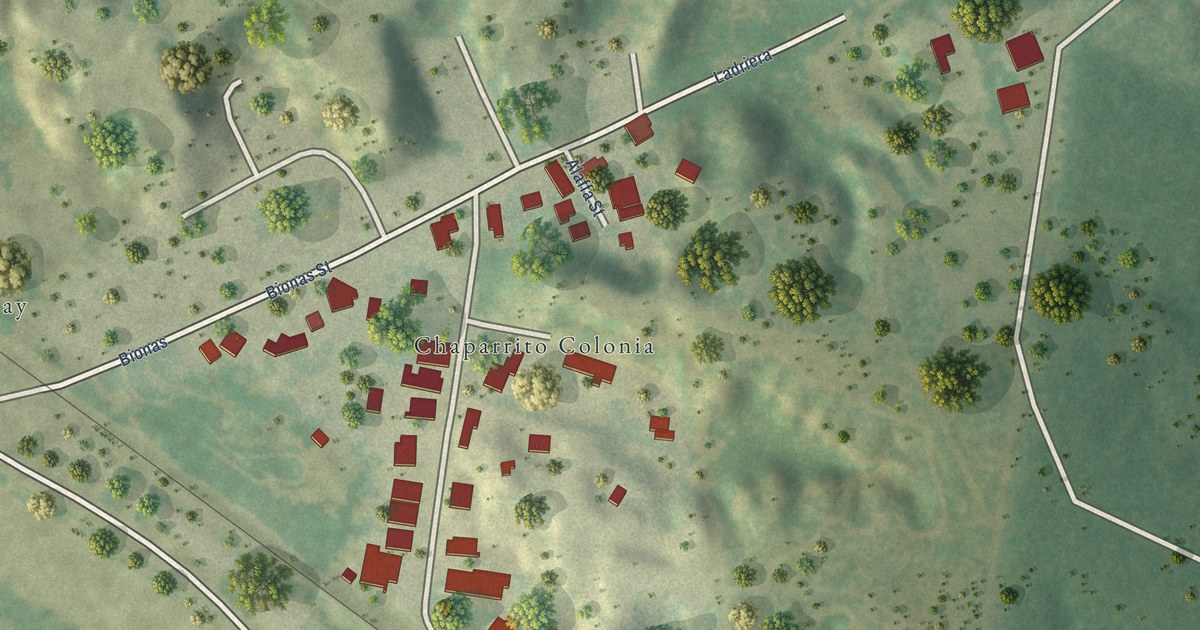 Map of Chaparrito, Texas in 2026