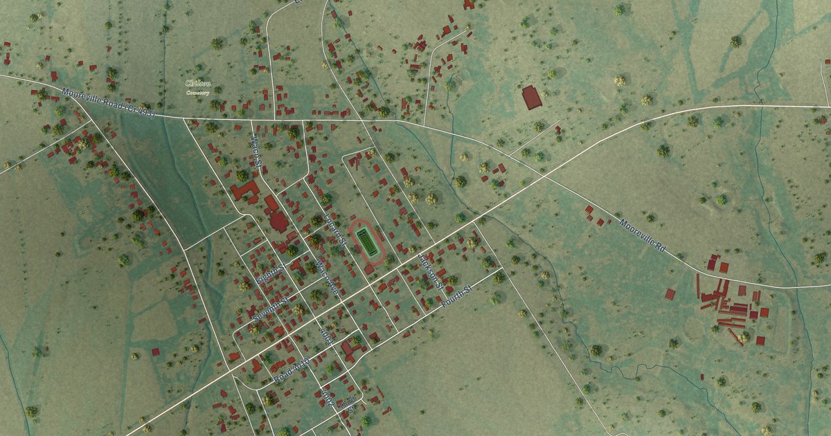 Map of Chilton, Texas in 2026