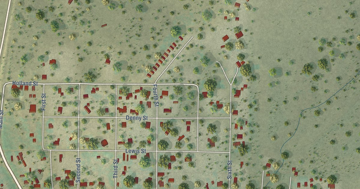 Map of Christoval, Texas in 2026