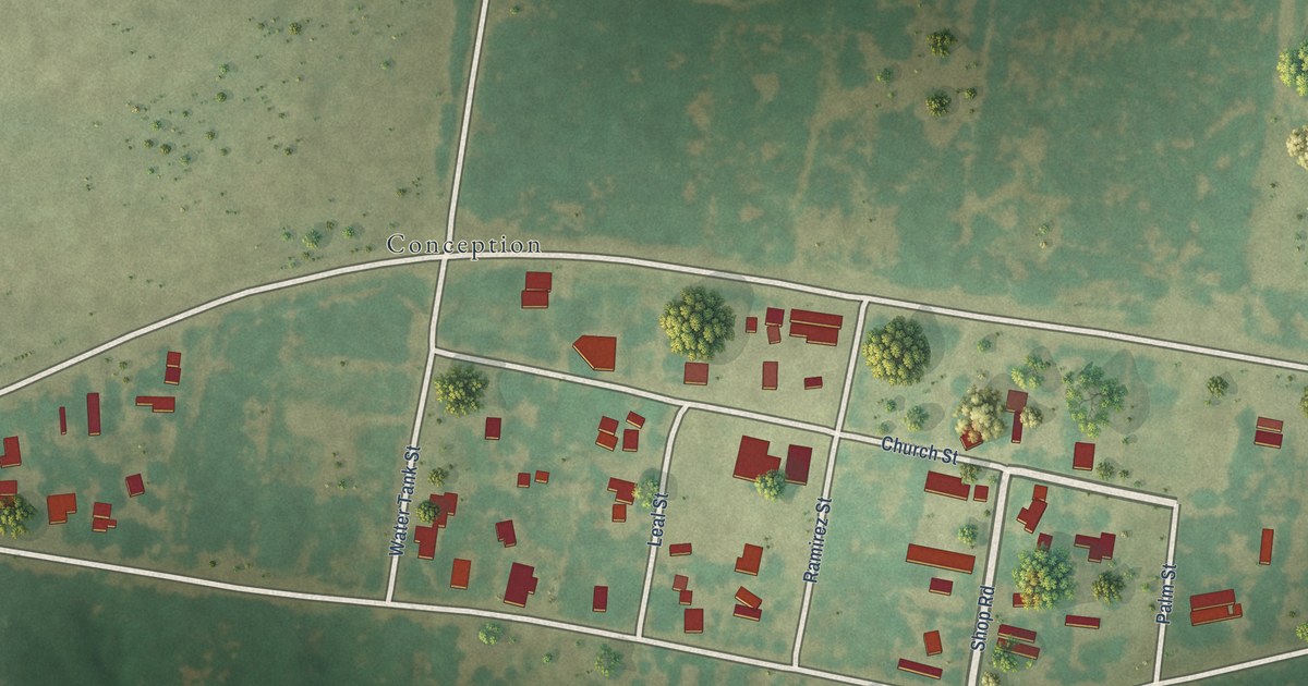 Map of Concepcion, Texas in 2026