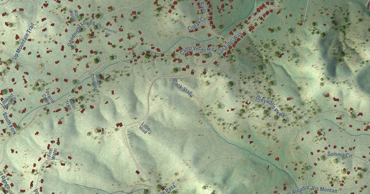 Map of Cross Mountain, Texas in 2026