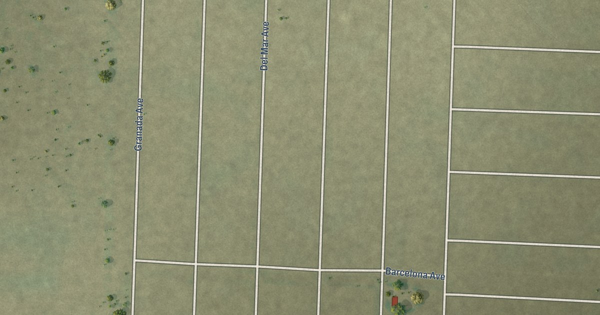 Map of Del Mar Heights, Texas in 2026