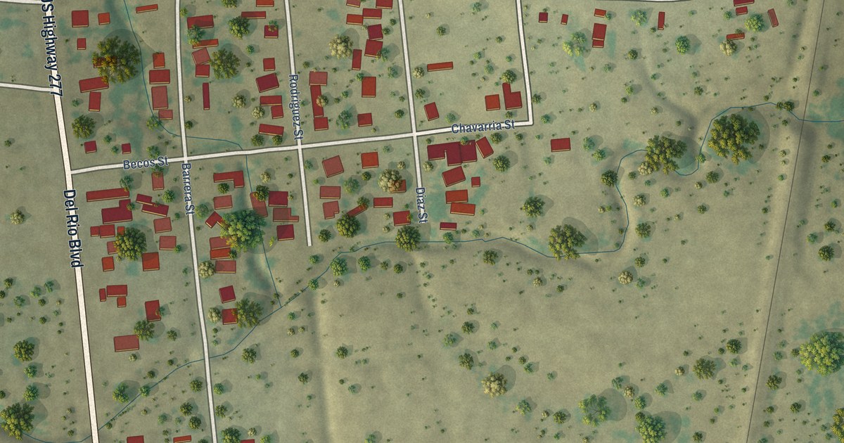 Map of Fabrica, Texas in 2026