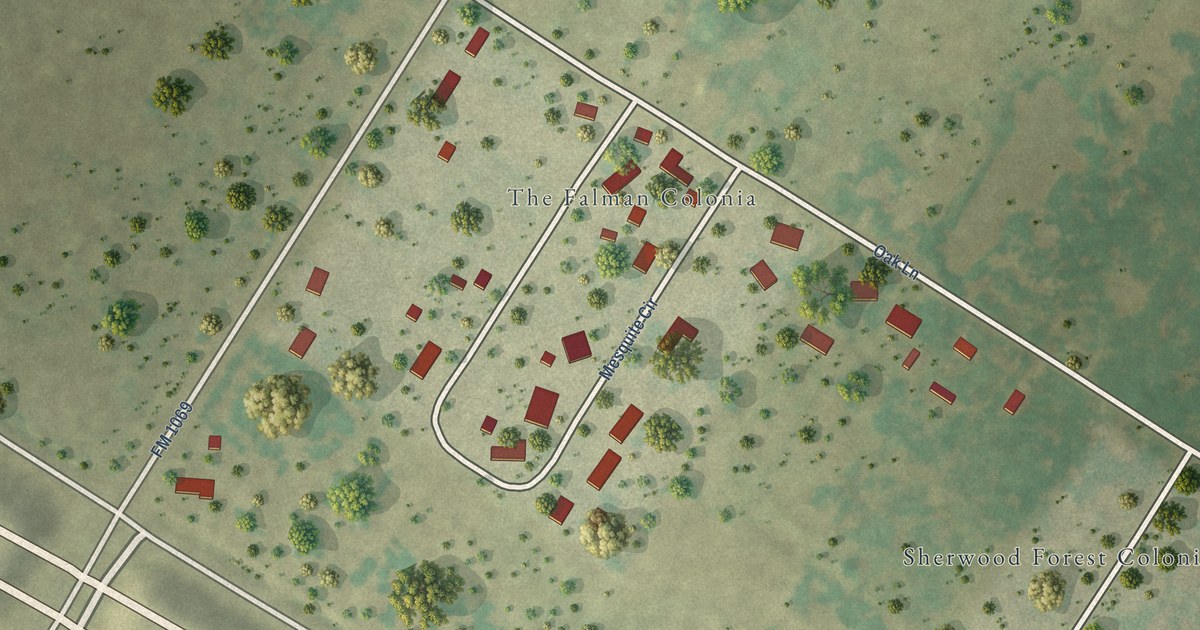 Map of Falman, Texas in 2026