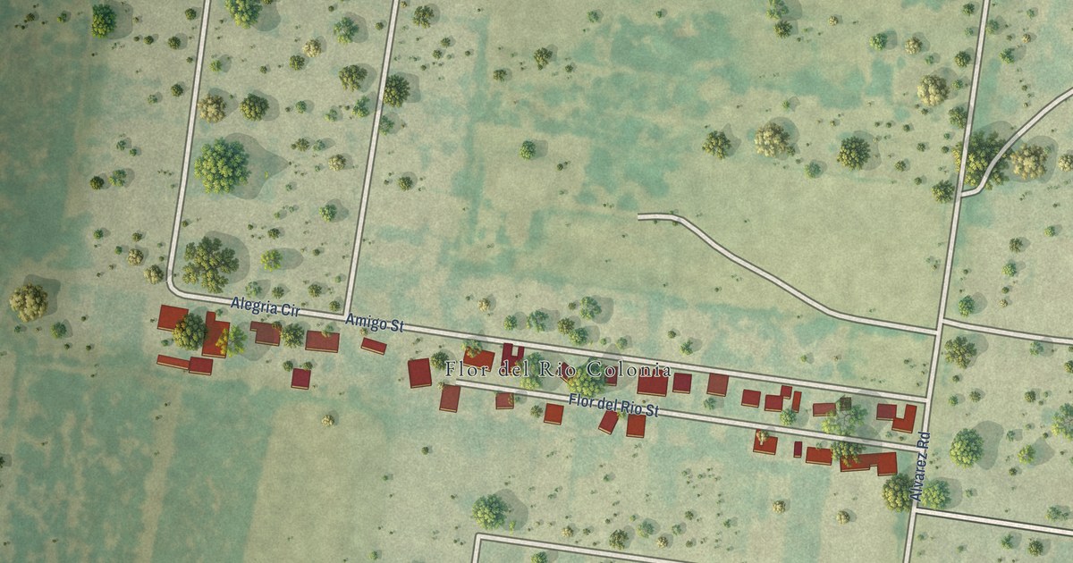 Map of Flor del Rio, Texas in 2026
