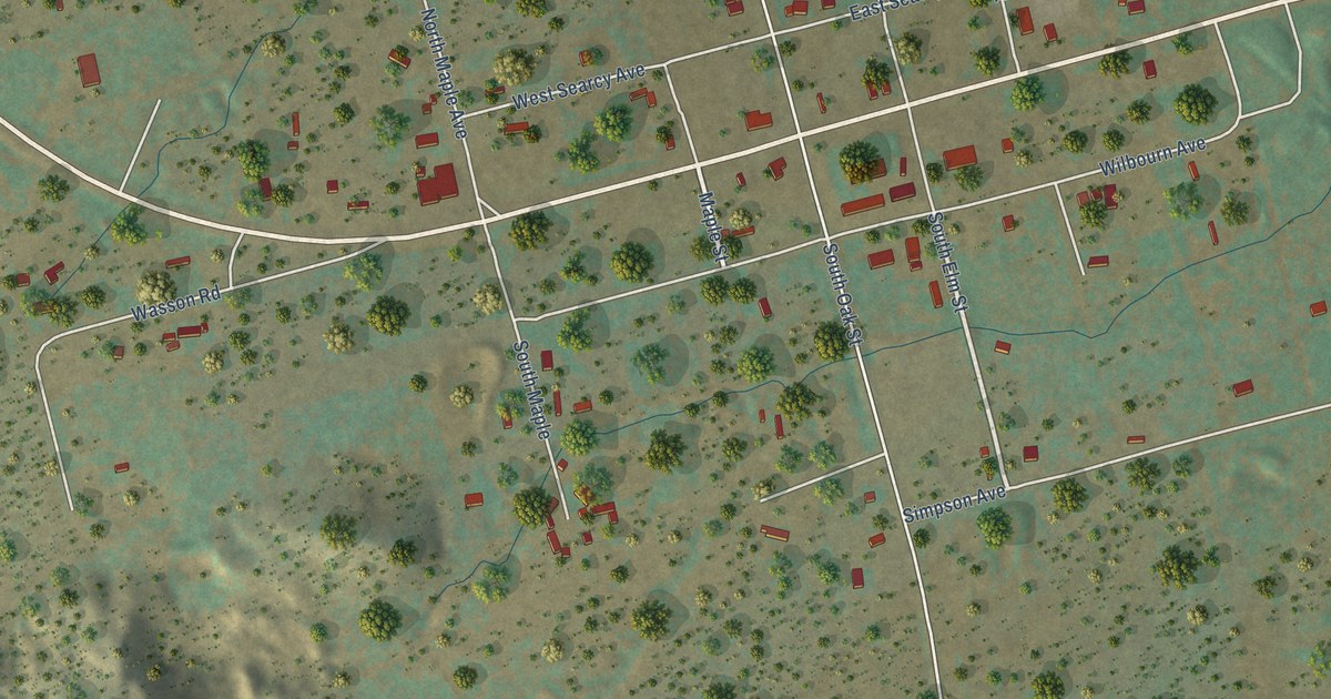 Map of Gail, Texas in 2026