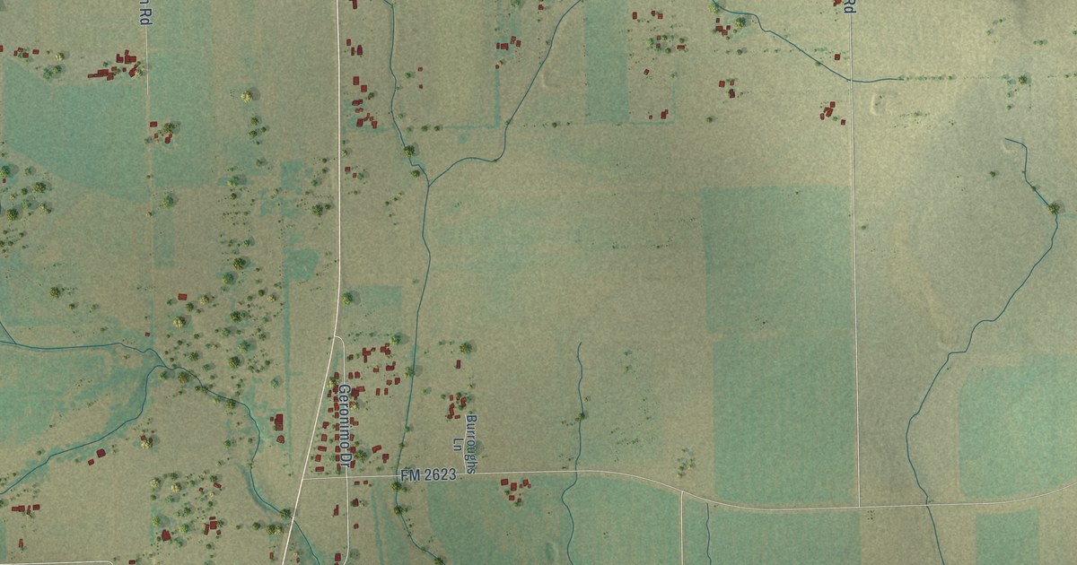Map of Geronimo, Texas in 2026