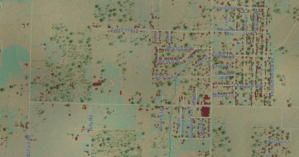 Map of Grape Creek, Texas in 2026