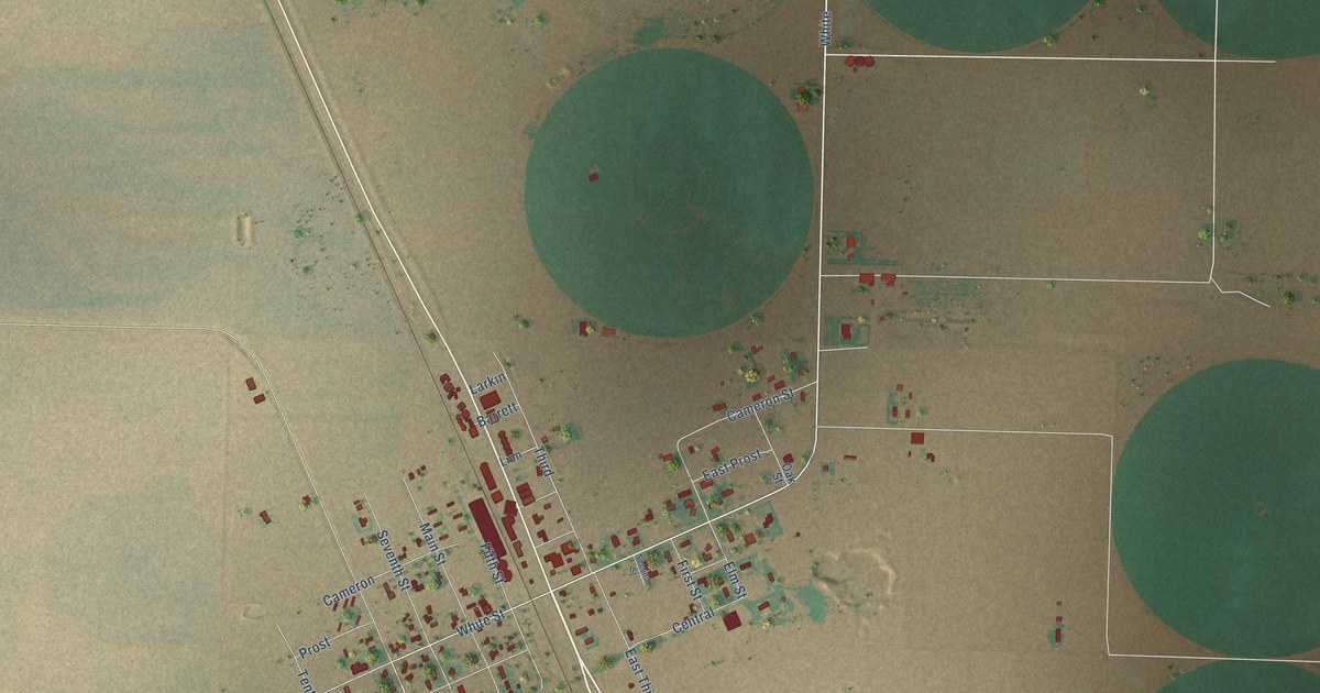 Map of Hartley, Texas in 2026