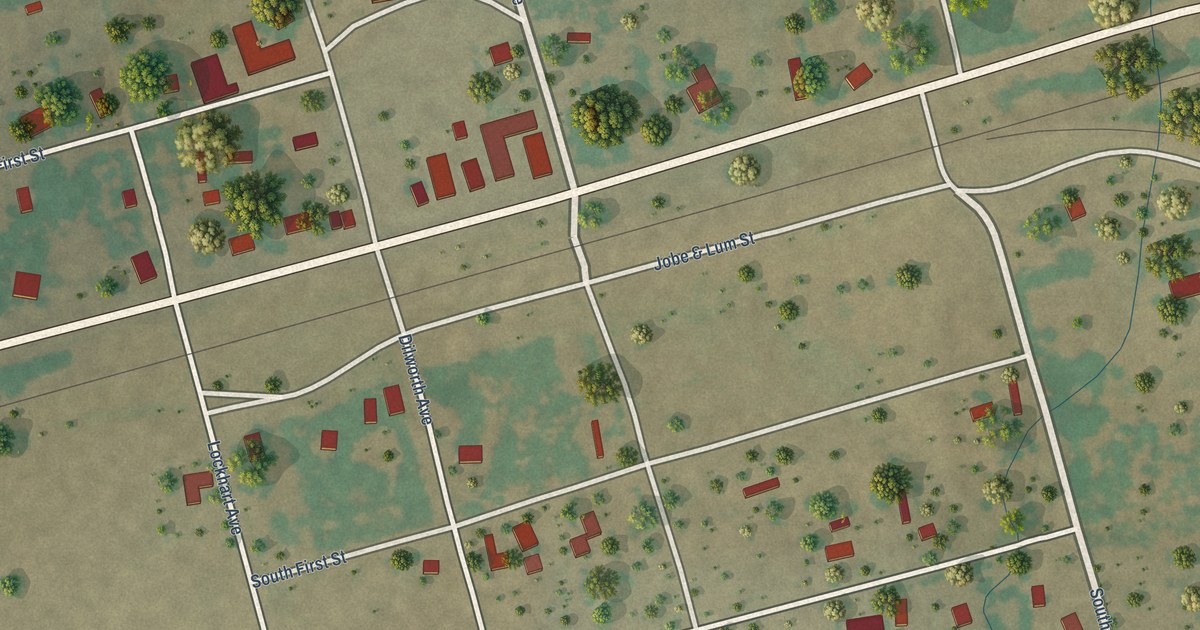 Map of Harwood, Texas in 2026
