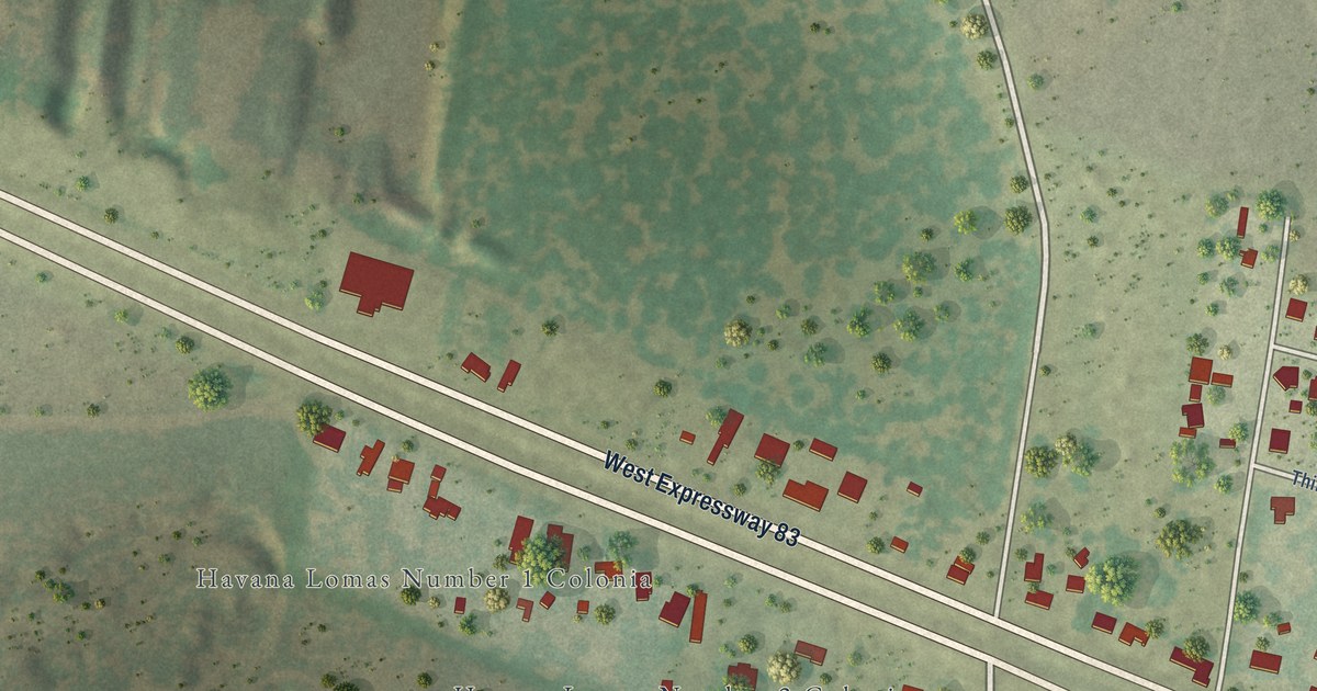 Map of Havana, Texas in 2026
