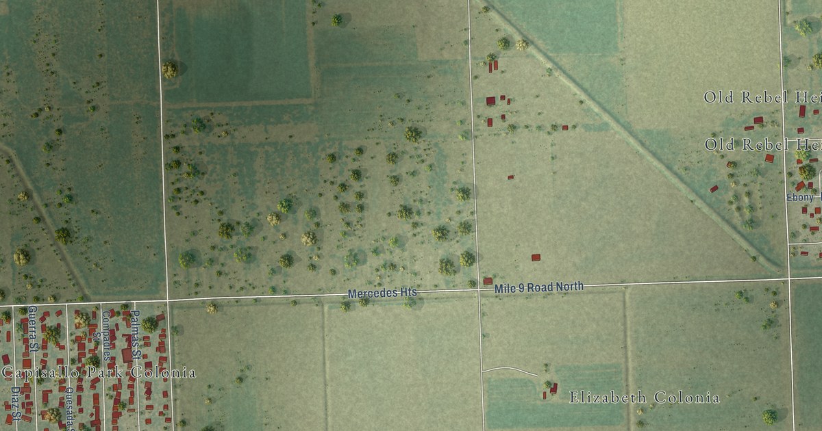 Map of Heidelberg, Texas in 2026