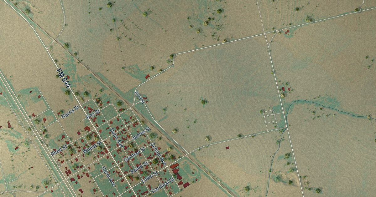 Map of Hermleigh, Texas in 2026