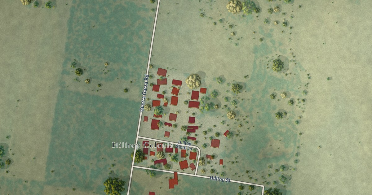 Map of Hilltop, Starr County, Texas in 2026