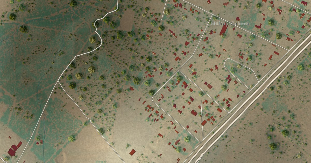 Map of Hilltop, Frio County, Texas in 2026