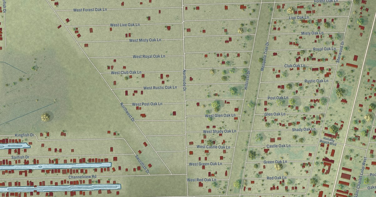 Map of Holiday Beach, Texas in 2026