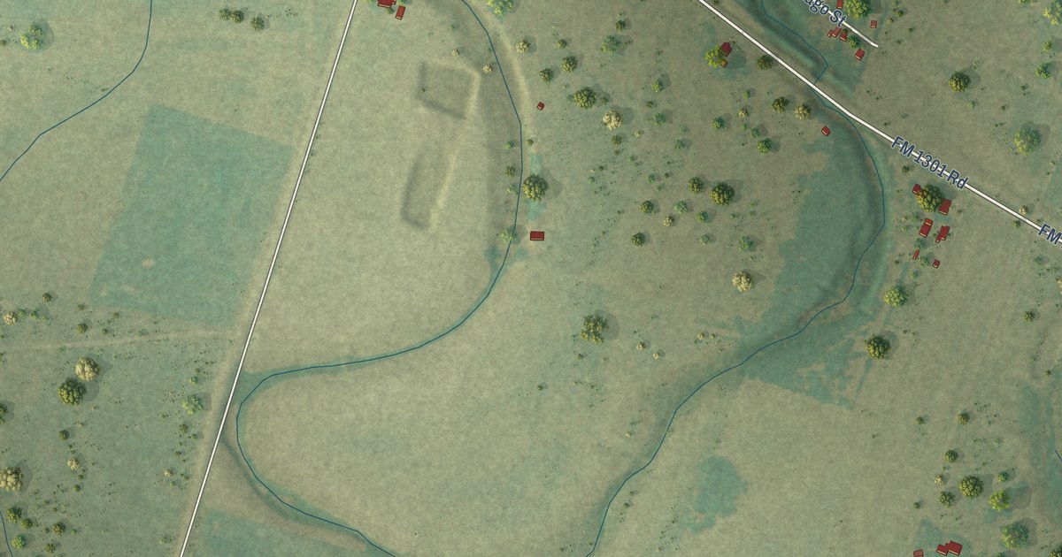 Map of Iago, Texas in 2026
