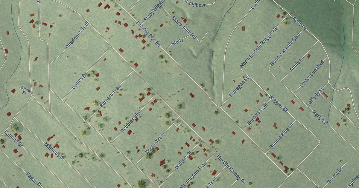 Map of Indian Springs, Texas in 2026