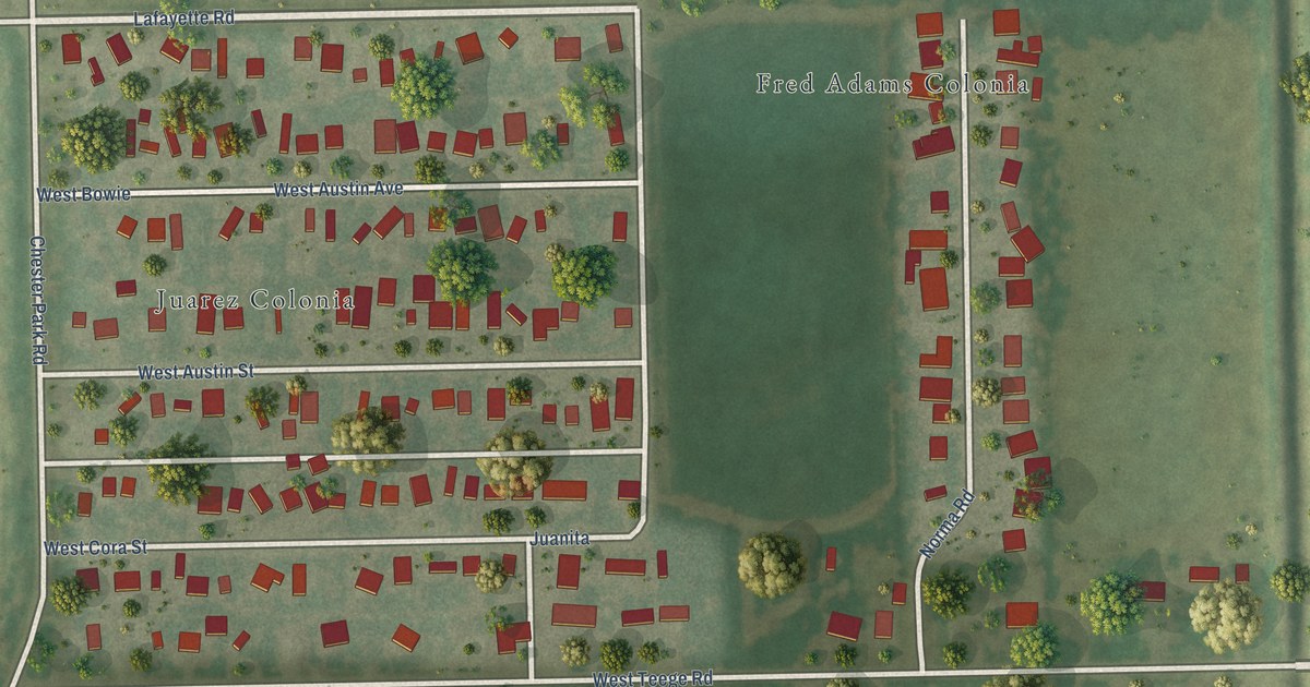 Map of Juarez, Texas in 2026