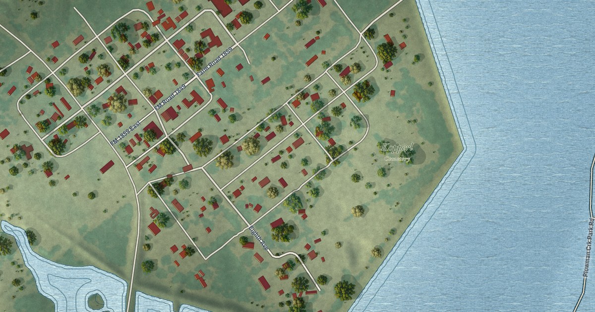 Map of Kopperl, Texas in 2026