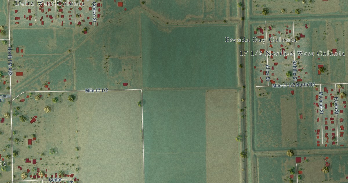 Map of La Blanca, Texas in 2026