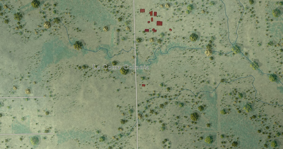 Map of La Coma, Texas in 2026