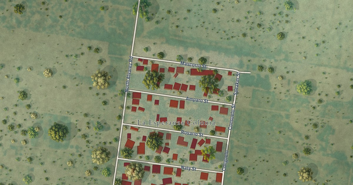 Map of La Esperanza, Texas in 2026