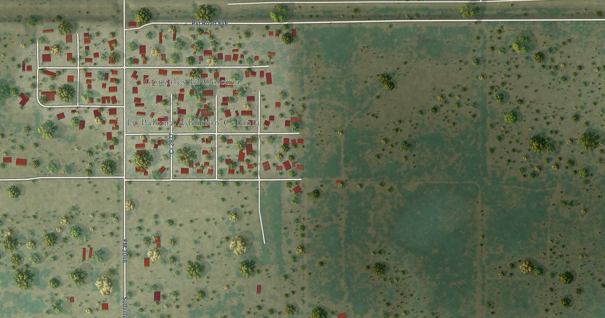 Map of La Paloma Addition, Texas in 2026
