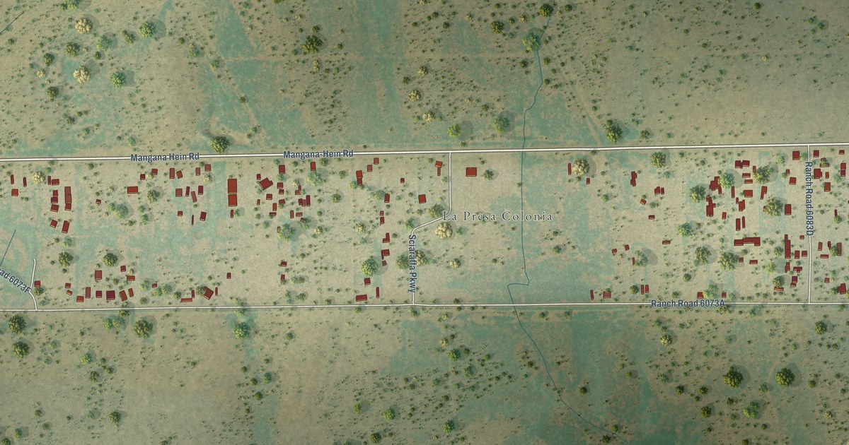 Map of La Presa, Texas in 2026