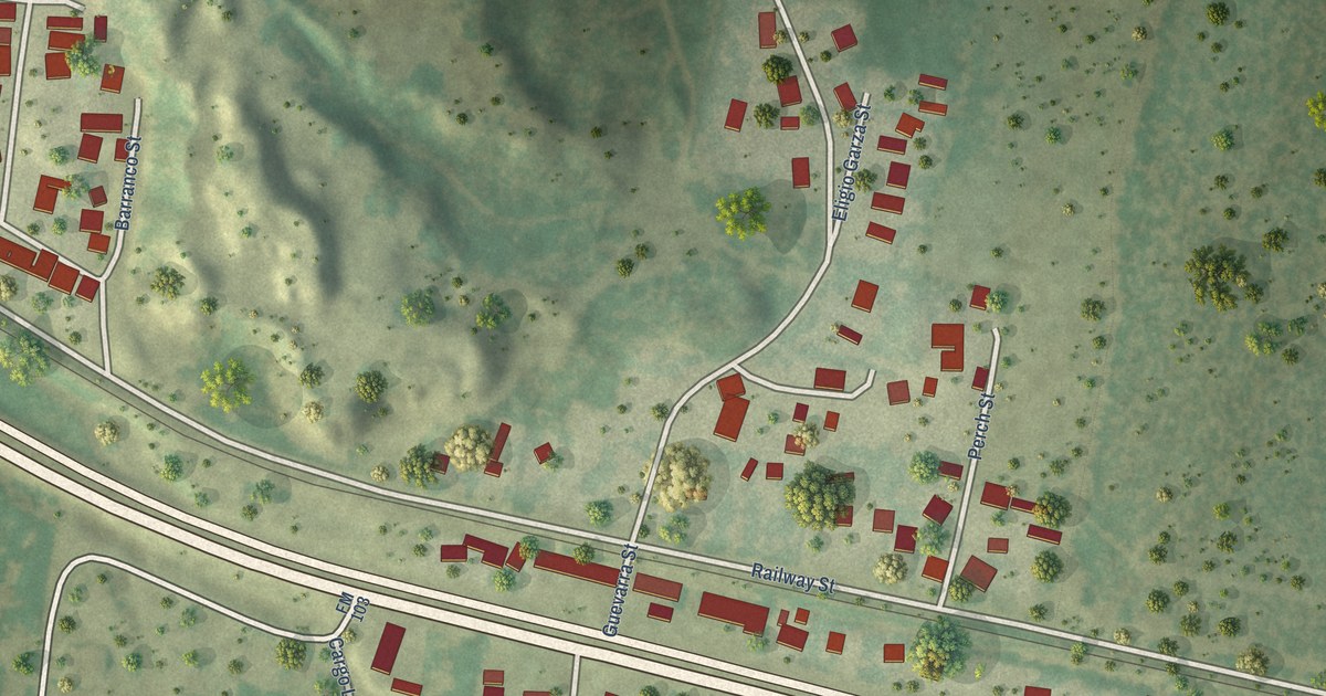 Map of La Puerta, Texas in 2026