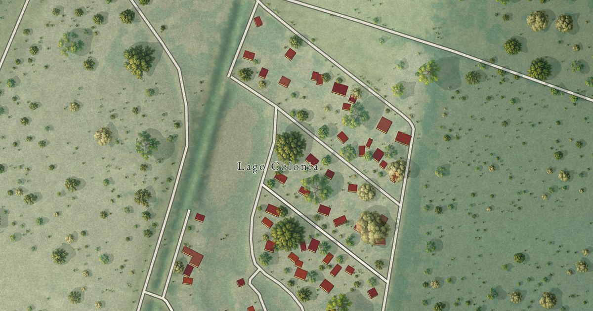 Map of Lago, Texas in 2026