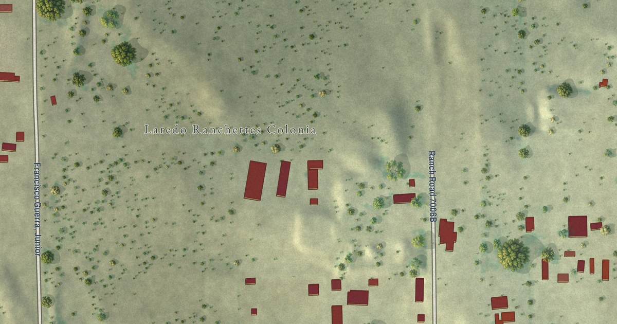 Map of Laredo Ranchettes, Texas in 2026