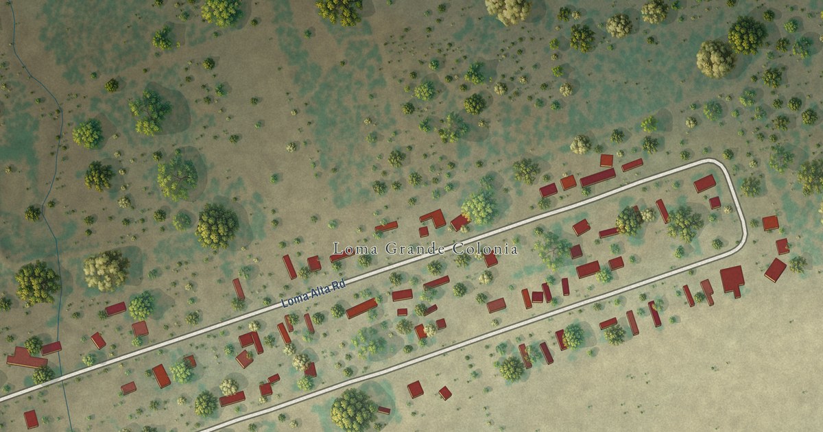 Map of Loma Grande, Texas in 2026