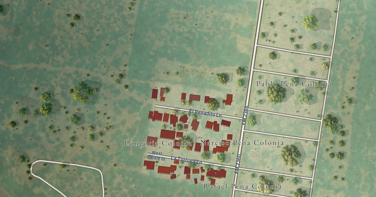 Map of Longoria, Texas in 2026