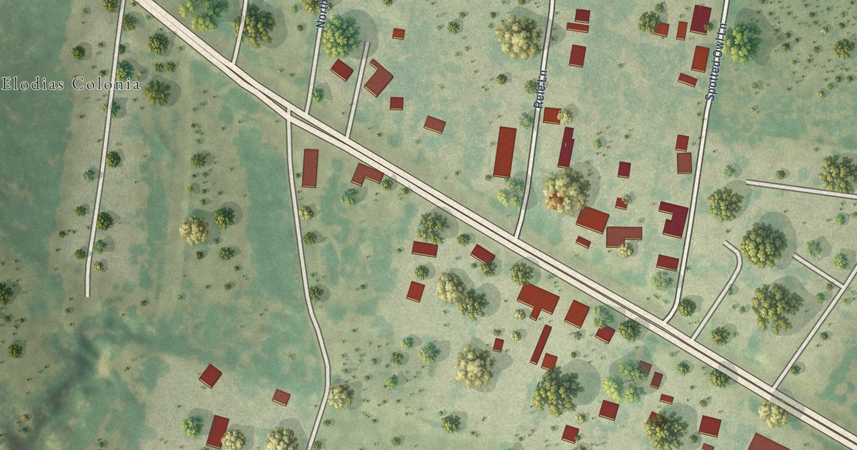 Map of Los Barreras, Texas in 2026